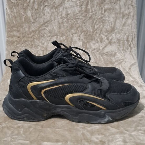 District75 FSN High STP 25-12050104-071 Athletic Shoes size 41 black and gold like new