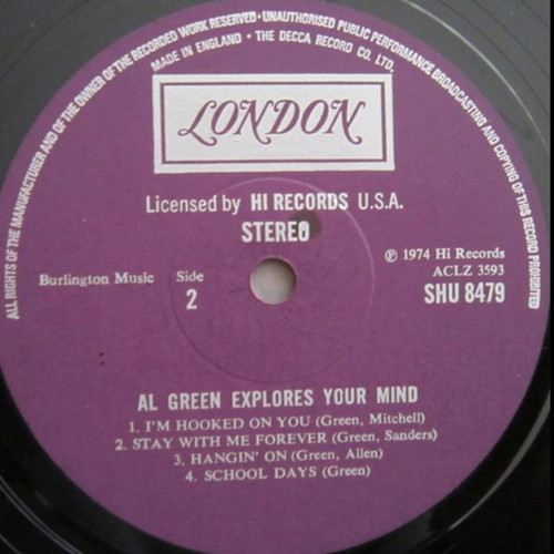 Al Green Explores Your Mind vinyl LP album