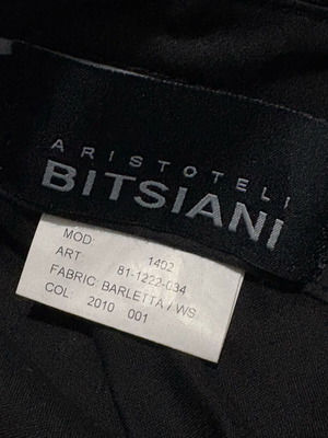 Bitsiani λινό παντελόνι σαν καινούργιο, μαύρο