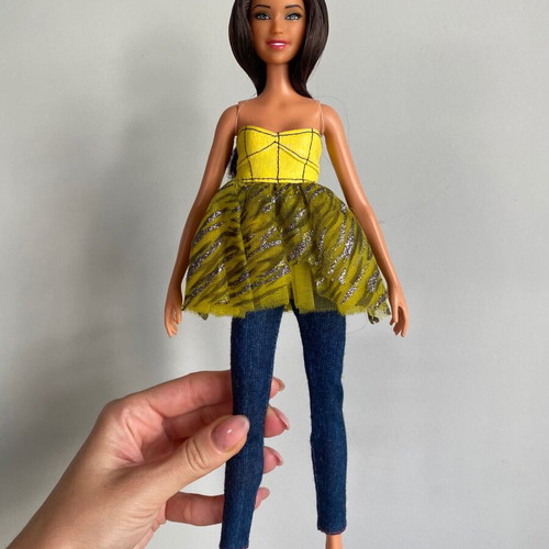 Mattel Stardoll by Barbie Doll Space Brunette used, original outfit