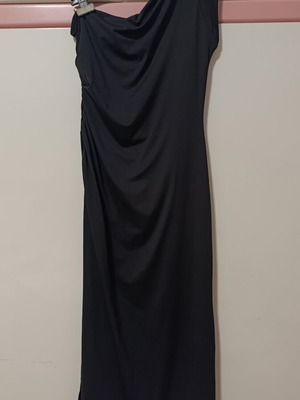 Zara maxi one-shoulder dress like new, size S, black