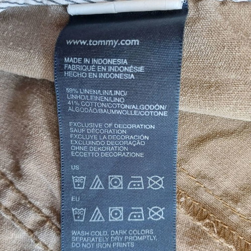 Tommy Hilfiger linen-cotton pants used, size EUR38