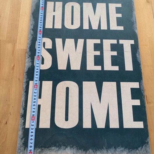Wooden wall decor sign like new 60x40