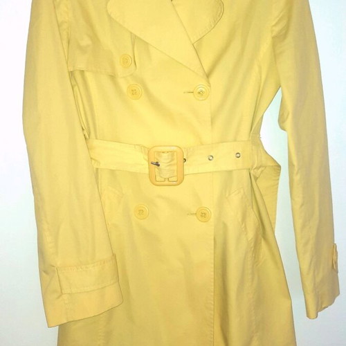 Toi&Moi trench coat like new, spring, size Small, yellow