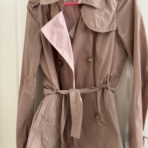 Wikini women's trench coat used, beige, size M