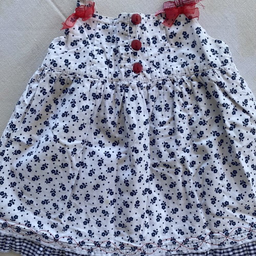 Baby dress set like new, colorful and patterned, sizes 9-24 months