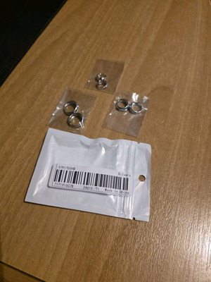Earrings new, 3 pairs, unused