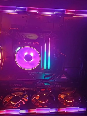 Gaming PC like new with Nvidia RTX 3060 12GB, AMD Ryzen 5 5600G, 16GB RAM, 1TB NVMe