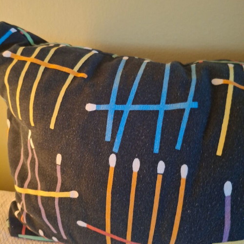 IKEA sofa pillow used, rectangular
