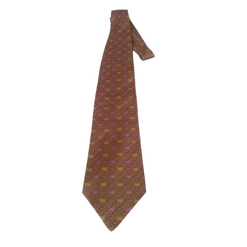Etro tie gold patterned, like new