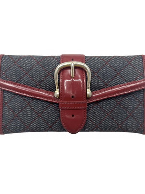 Burberry Jean flap wallet