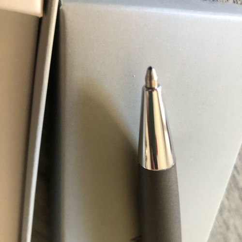 Wellington Toledo ballpoint pen new, grey metal body