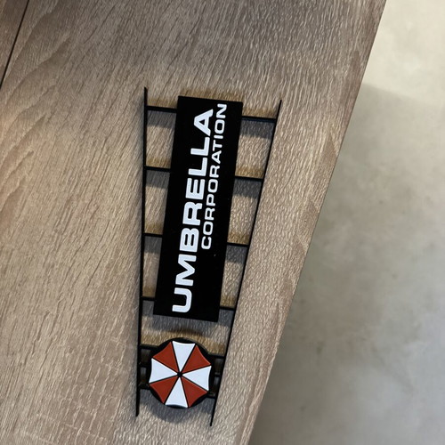 Custom Cover for PS5 Fat Umbrella Corporation Edition 3D Printed