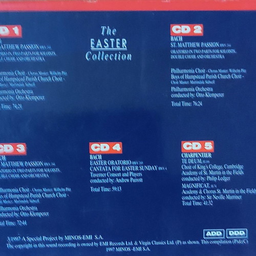 The Easter Collection 5 CD new, classical music