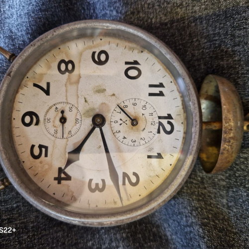 Peter Germany vintage alarm clock partially working, used