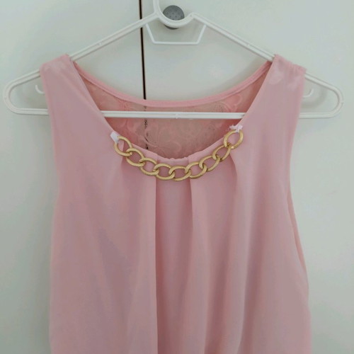 Maxi summer dress romantic pink color new