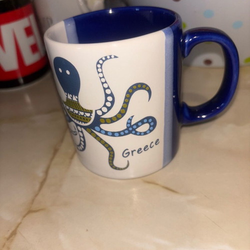 Ceramic mug commemorative Greece like new