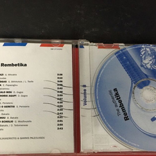 The authentic Rembetika CD used, folk