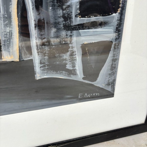 Tempera artwork Ersi Drini used, Troades stage model 1995