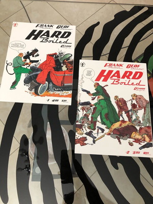 Hard Boiled 1-2 set new, magazine size, Frank Miller & Geof Darrow 1990