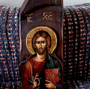 Ξύλινη ανάγλυφη εικόνα Ιησού Χριστού