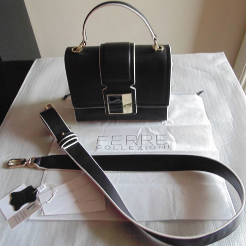 Ferre Italian Women's Shoulder Bag new, 100% leather