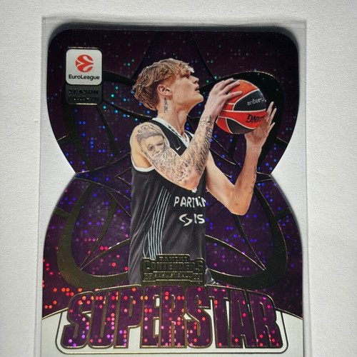 Miika Muurinen 2025 Euroleague Contenders Superstar Diecut card like new