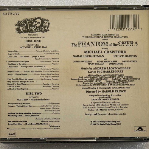 The Phantom Of The Opera 2CD used