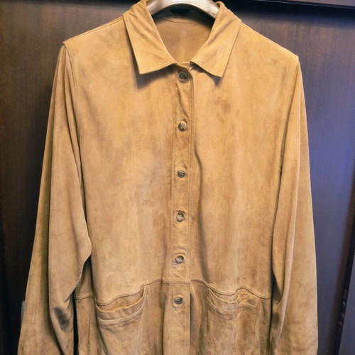 Castor jacket women's size L beige like new