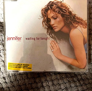 Jennifer Lopez waiting for tonight limited edition cd single  with poster