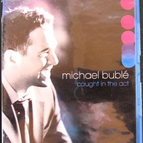 Michael Buble Caught in the Act Blu-ray like new, jazz