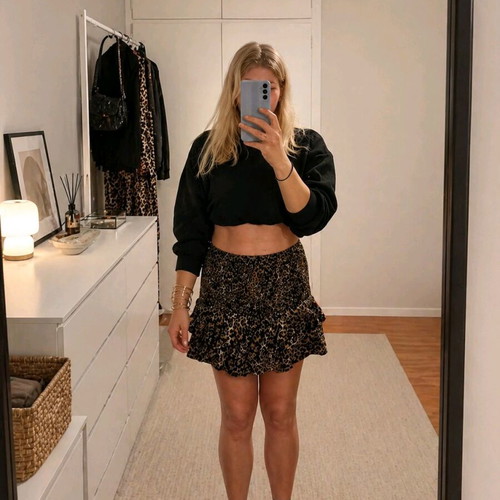 Zara animal print skirt-shorts like new, size M