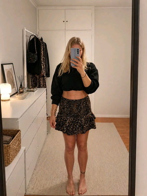 Zara animal print skirt-shorts like new, size M