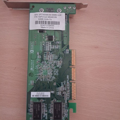 Sparkle GeForce4 MX440-8X 64MB AGP graphics card like new