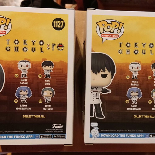 Funko Pop Tokyo Ghoul Toru Mutsuki #1127 and Kuki Urie #1125 new