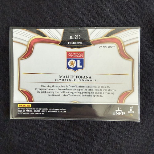 Malick Fofana Rookie Multicolor Field Level Select Ligue1 2025-26 new