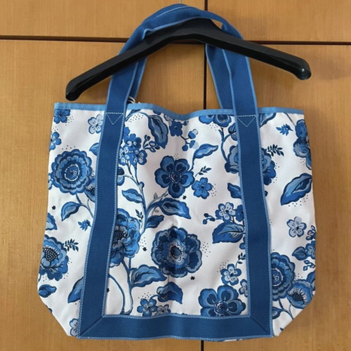 Cath Kidston Tote Bag with Blue Floral Pattern