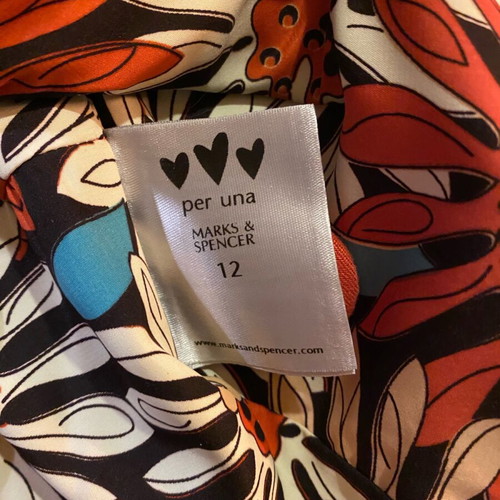 Linen short jacket Marks and Spencer orange like new