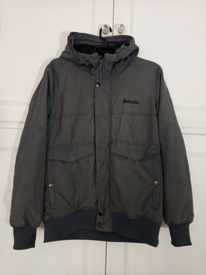 Bench men's jacket grey like new with fleece lining