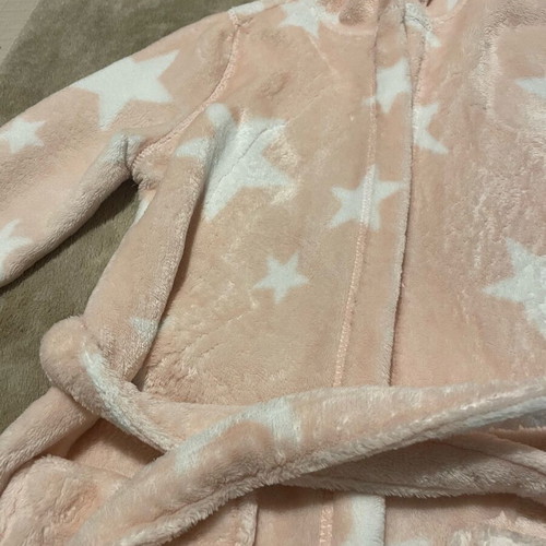 M&S Girls Dressing Gown like new, pink, aged 7-8