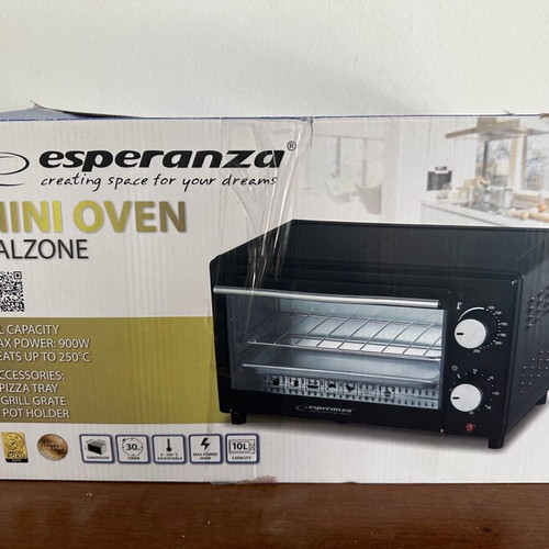 Mini oven Esperanza like new, small oven with tray and grill