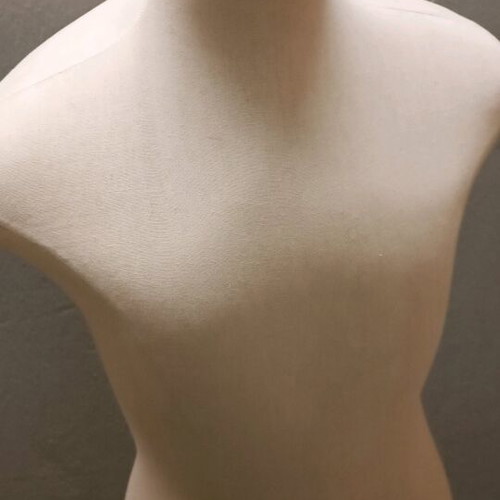 Sewing Bust Used With Metal Base And Wheels