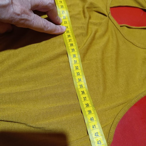 Maxi dress made in Italy size M, cotton, like new, mustard color