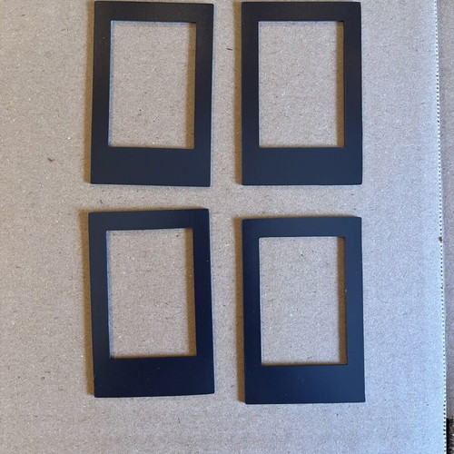 Magnetic photo frames set of 4, 8.8 × 5.6 cm, for Instax Mini photos