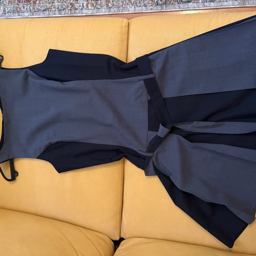 Italian dress Carla Gi like new, black and gray, size S