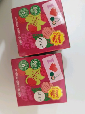 Chupa Chups Cherry Bomb άλατα μπάνιου καινούργια με άρωμα κεράσι