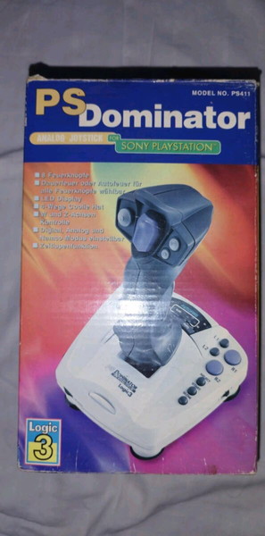 Logic3 Ps Dominator Flight Stick Joystick For PS1 - Good Condition JT 411