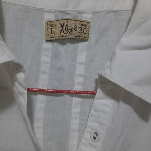 Xdye shirts used in white, size L