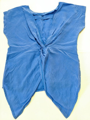 Happening Blue Top used, lyocell fabric, sizes M and L