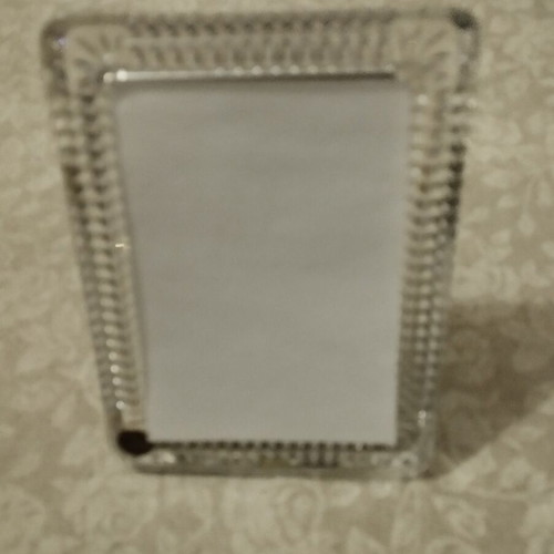 Vintage Cristal d'arques France Lead Crystal Frame like new